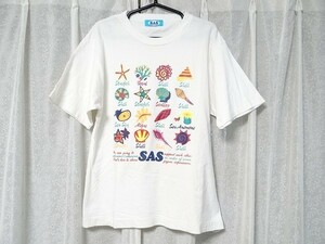 希少 80年代 ビンテージ 日本製 SAS スキューバダイビング Tシャツ Mサイズ レトロ 当時物