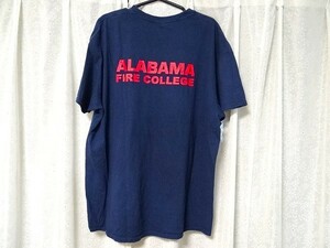 希少 ALABAMA FIRE COLLEGE アラバマ 消防大学 レスキュー 消防士 Tシャツ XLサイズ