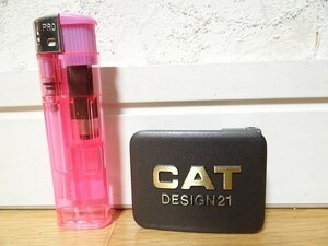 希少 非売品 ビンテージ CAT キャタピラー DESIGN21 ベルト バックル 重機 旧車 レトロ 当時物