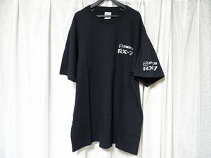 新品 ビンテージ MAZDA マツダ RX-7 FC3S FD3S ロータリーエンジン Tシャツ XLサイズ 旧車 スポーツカー 当時物