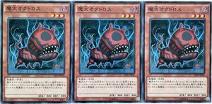 【遊戯王】魔犬オクトロス 3枚セット ノーマル モンスター　効果