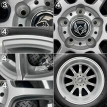 深溝美品★社外アルミ&195/65R15 ヨコハマ iG50+ 4本 T231107-B3 6J +53 5H 114.3 ノア ヴォクシー アイシス等/ホイールスタッドレスセット_画像9