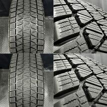 20年製深溝★ブリヂストン DM-V3 225/60R18&社外アルミ 4本 231110-S3 60ハリアー CX-5等/検114.3 18インチホイールスタッドレス 235/55R18_画像2