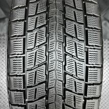 深溝美品★225/55R18 DUNLOP SJ8&社外アルミ 4本 №BT231116-B1 52エルグランド SKフォレスター等 7.5J +55 5H 114.3/ホイールスタッドレス_画像5