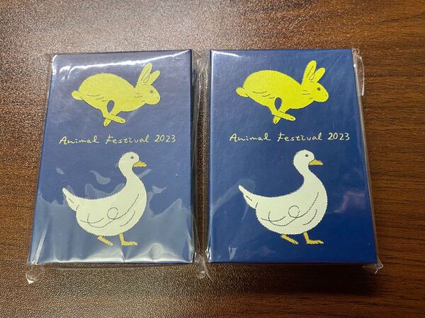 【新品】【未使用】付箋2個:動物フェス 2023:animal festival