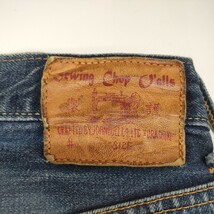 ジャンク 90s～JOHNBULL Sewing Chop O’alls デニムパンツ ウエスト約88cm 送料520円 赤耳 オールド ヴィンテージ 児島デニム ジーンズ B_画像7