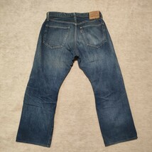 ジャンク 古着 DENIME ヴィンテージ デニム 赤耳 ボタンフライ 送料520円OK ドゥニーム セルビッチ ダメージ ストレート ジーンズ パンツＩ_画像7