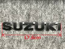 ◆SUZUKI リアエンブレム ステッカー◆ホワイト◆ジムニー＆シエラ◆JB23/JB43/JB64/JB74◆シール◆スズキ◆バックドア・エンブレム_画像5