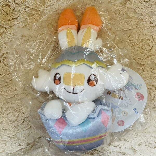 Happy Easter Basket 2021 たまごごっこヒバニー ぬいぐるみ ポケモン pokemon plash pokemon center original エースバーン