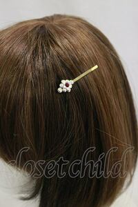 Michal Negrin / flower hairpin Gold H-23-11-07-1048-LO-AC-KB-ZH