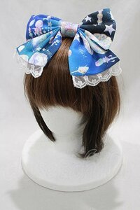 Royal Princess Alice / Marine cosmetics（Spinコラボ）リボンカチューシャ ブルー H-23-11-09-026-LO-AC-NS-ZH