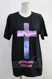 MILKBOY / CROSS Tシャツ M ブラック H-23-11-12-024-MB-TO-KB-ZT202