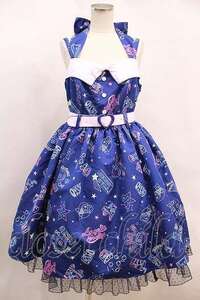 Angelic Pretty / Neon Star Dinerジャンパースカート H-23-09-23-009h-1-OP-AP-L-NS-ZH-R