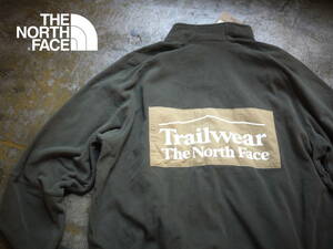 2023最新 新品 XL/ノースフェイス トレイルウェア ロゴ ハーフジップ POLARTEC フリース シャツ THE NORTH FACE TW 1/2 ZIP / N.T.GREEN