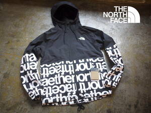 2023最新 定価約2.9万 新品 L/ノースフェイス DRYVENT 防水 ナイロン ジャケット ロゴ柄 / THE NORTH FACE ANTORA RAIN HOODIE