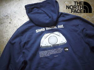 1点のみ 新品 L/ノースフェイス グラフィック ドーム バックプリント スウェット パーカー 裏起毛 THE NORTH FACE BRAND PROUD HOODIE