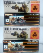 マッチボックス シャール B.1 ルノー FT.17 フランス戦車 Ｍ-1 エイブラムス セット MATCHBOX 検索 エアフィックス AIRFIX フジミ 日東 _画像10