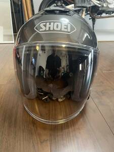 SHOEI ショウエイ J-Cruise ジェットヘルメット アンスラサイトメタリック 59-60cm Lサイズ 中古 内装欠品 格安にて