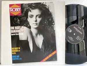 ROBEY - One Night In Bangkok - 12-inch - 1984 - Germany - Metronome ★ Synth-Pop Disco