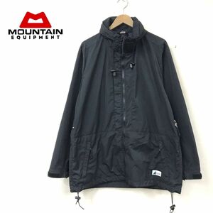 N108-N◆old◆ カナダ製 MOUNTAIN EQUIPMENT マウンテンイクイップメント ウインドブレーカー ジャケット◆sizeL ブラック ポリエステル