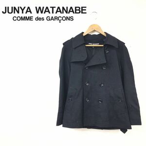 N223-F-S◆03ss◆JUNYA WATANABE COMME des garcons ジュンヤワタナベコムデギャルソン トレンチ ジャケット◆M ウール 古着 アーカイブ