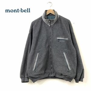 O2656-D◆old◆ mont-bell モンベル フリースジャケット ブルゾン 厚手 ポーラテック ◆sizeL グレー系 ポリエステル メンズ 古着