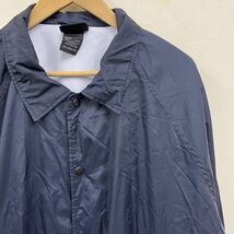 N516-F◆ Dickies ディッキーズ コーチジャケット ブルゾン 総裏 大きめ ◆ size2XL ナイロン100 ネイビー 単色 古着 メンズ 秋冬_画像3