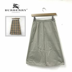 N1830-M◆BURBERRY バーバリー リバーシブル ラップスカート 巻きスカート◆sizeS コットン ベージュ ノバチェック