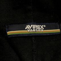 N1358-T-N◆AVIREX アヴィレックス フーディー パーカー ロングスリーブ スウェット ロゴ◆size2XL ホワイト メンズ トップス コットン100_画像7