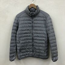 N1326-W-N◆UNIQLO ユニクロ ウルトラライトダウン ジャケット 長袖 ジップアップ 軽量 カジュアル◆size:S グレー系 ナイロン ダウン 他_画像2