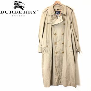 N2252-F-N◆ イギリス製 ◆ 80s~ ◆ burberrys バーバリー トレンチコート ジャケット old ◆ コットン ポリエステル 古着 メンズ 秋冬