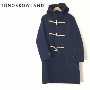 N2045-F◆ 美品 ◆ tomorrow land トゥモローランド ダッフルコート ジャケット パーカー ◆ sizeM ウール カシミヤ ネイビー 古着 秋冬