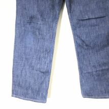 N2036-F◆ 美品 ◆ Levi's リーバイス デニムパンツ ジーンズ ジッパーフライ ◆ size W34 コットン100 インディゴブルー 古着 メンズ_画像4