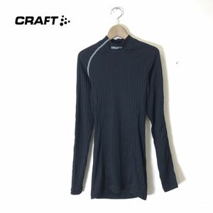 N2134-N◆ CRAFT クラフト ZERO EXTREME Womens アンダーウェア 長袖 ハイネック スポーツ 自転車 ◆sizeS ブラック 黒 ポリエステル