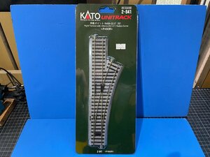 3K2112　HOゲージ　KATO　カトー　UNITRACK　品番2-841　手動ポイント　R490-22.5°　右　※新品