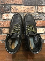 G378 メンズブーツ CHIPPEWA チペワ 人気 おしゃれ アメカジ ワーク 25061 ブラック Vibram ビブラム モックトゥ モカシントゥ / 25.5cm_画像6