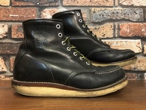 G378 メンズブーツ CHIPPEWA チペワ 人気 おしゃれ アメカジ ワーク 25061 ブラック Vibram ビブラム モックトゥ モカシントゥ / 25.5cm_画像3