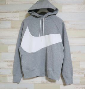 新品 XLサイズ　NIKE ナイキ メンズ　テックフリース　ビッグスウッシュ　スウェットパーカー　TECH FLEECE グレー