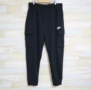 新品 Sサイズ NIKE ナイキ NSW クラブ FT カーゴ パンツ 黒　ブラック