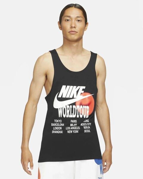 新品 Lサイズ NIKE ナイキ　メンズ　ワールドツアー　WORLD TOUR タンクトップ　ブラック