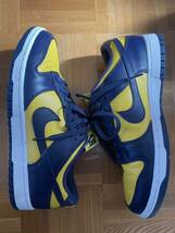 nike dunk low retro michigan 28 us10 ナイキ ダンク ロウ ミシガン jordan1_画像3