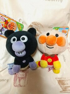 【アンパンマン】赤ちゃん2体セット アンパンマン&ばいきんまんのあかちゃん プリちぃビーンズ ぬいぐるみ