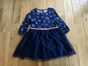  beautiful goods Cath Kidston Cath Kids chu-ru long sleeve One-piece 1~2 -years old 