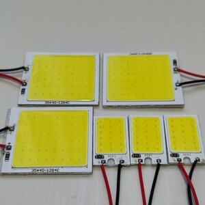 ステラ カスタム 後期 LA100F LA110F 超爆光! T10 LED ルームランプ COB全面発光 6個セット ホワイト スバル /c48/c18