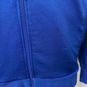 希少 1980s ビンテージ adidas アディダス デサント ジャージ M ブルー トラック ジャケット xpvの画像7