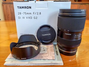 オマケ多数★タムロン TAMRON 28-75mm F/2.8 Di III VXD G2 (Model A063) ■ 極上美品