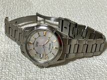 ■稼働品 SEIKO セイコー スピリット V147-0AC0 ソーラー チタン デイト メンズ 腕時計■_画像6