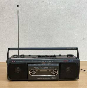 【SANYO(サンヨー)U4-S10 ユーフォー ステレオカセットレコーダー】ラジカセ/レトロ/通電OK/S511-111