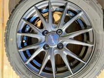 14インチ　タイヤ　Weds　ホイール付　スタッドレス　165/65R14 4穴　PCD100　14×5-1/2J　中古品_画像5