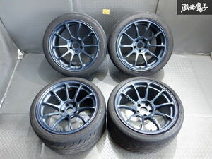 ●RAYS レイズ ボルクレーシング ZE40 鍛造 18インチ 11J +15 PCD114.3 5H OPカラー ホイール 4本 GTR サイズ R32 R33 R34 スカイライン